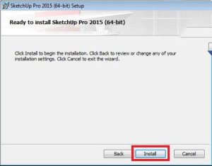 Cài đặt phần mềm Sketchup full crack