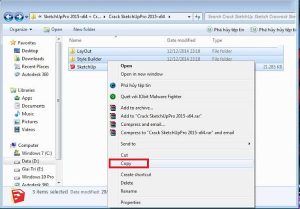 Sao chép toàn bộ tệp tin cần thiết