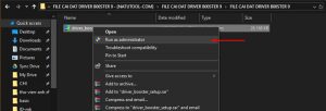 chạy file setup driver booster 9