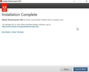 hoàn tất cài phần mềm thiết kế web