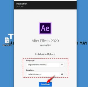hướng dẫn cài after effects v22 full