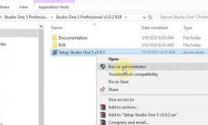 hướng dẫn cài studio one 5 professional