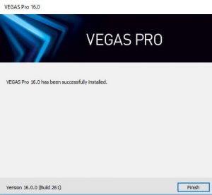 kết thúc quá trình crack sony vegas 19