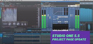 tạo master project page với studio one 5 pro