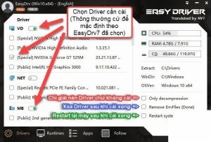 tính năng của wandriver 7 easy driverpacks full crack