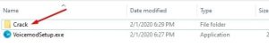 truy cập file crack voicemod pro full crack