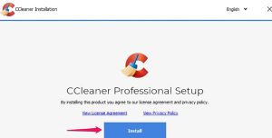 cách cài đặt ccleaner professional full crack