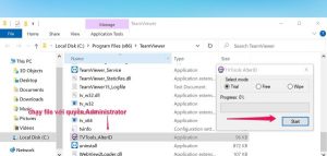 chạy file crack teamviewer 15 vĩnh viễn