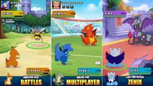 gameplay dynamons world mod apk full money