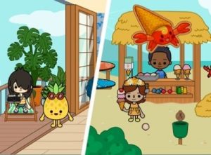 hoạt động của toca life world vacation