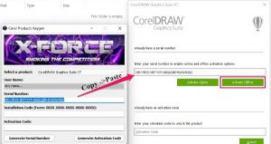 copy serial number